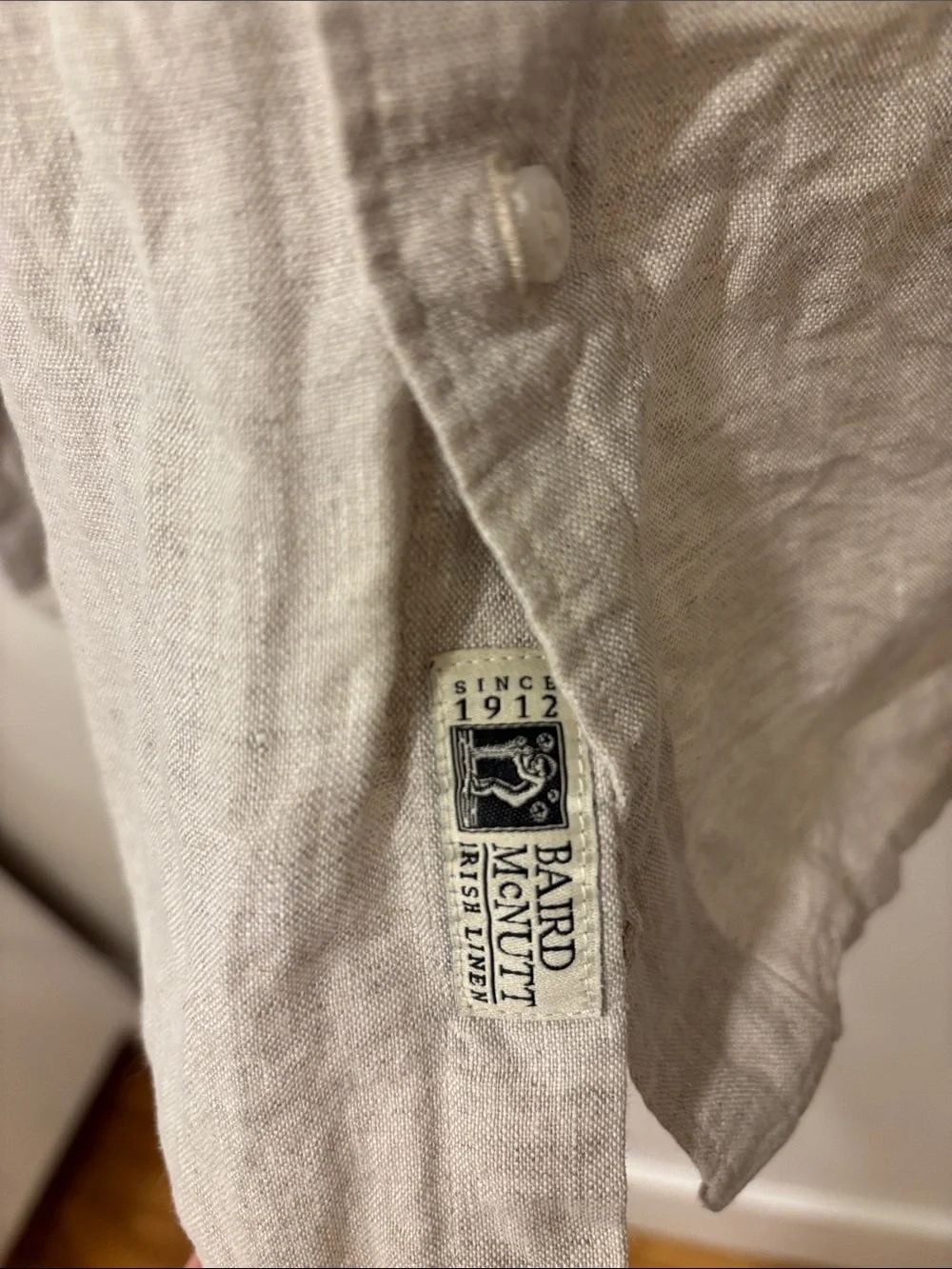 J. Crew Men’s Button-Down Irish Linen Shirt